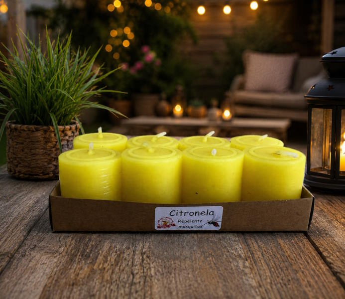 Velas aroma citronela